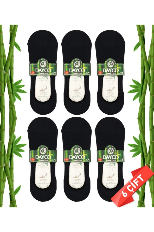Premium Füme Erkek Babet Bambu Çorap 6'lı Set ürün görseli 1