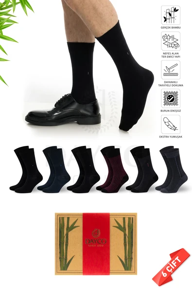 Bambu Mevsimlik Asorti 6'lı Set Kraft Kutulu - 483 - 41-45 ürün görseli 1