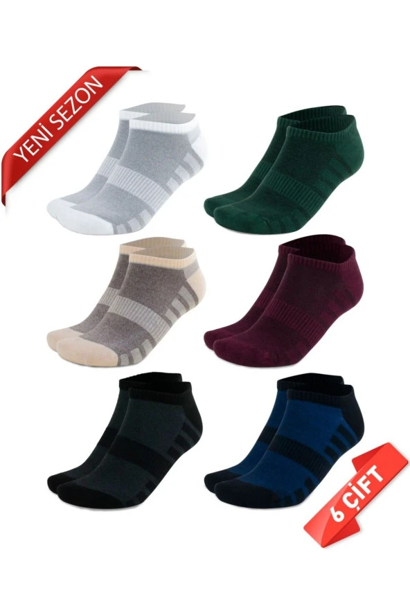 Premium Dikişsiz Bambu Erkek Süper Patik Çorap -10539-AST-36-40 ürün görseli 1