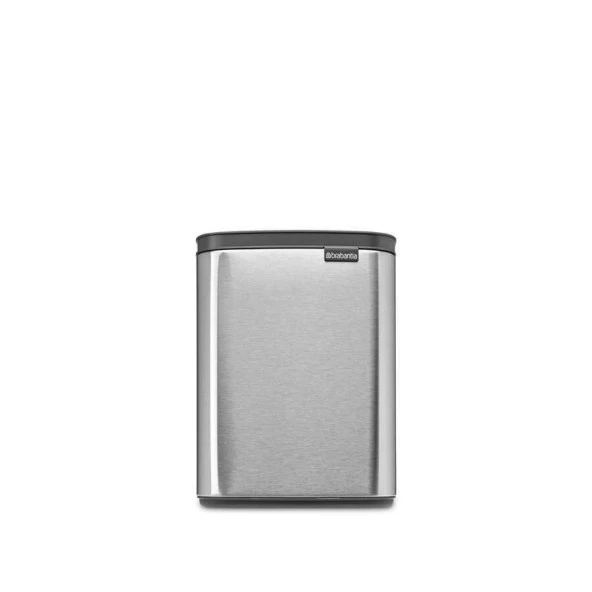 BRABANTİA FPP MATT STEEL  BO WASTE  7L ÇÖP KOVASI ürün görseli 1