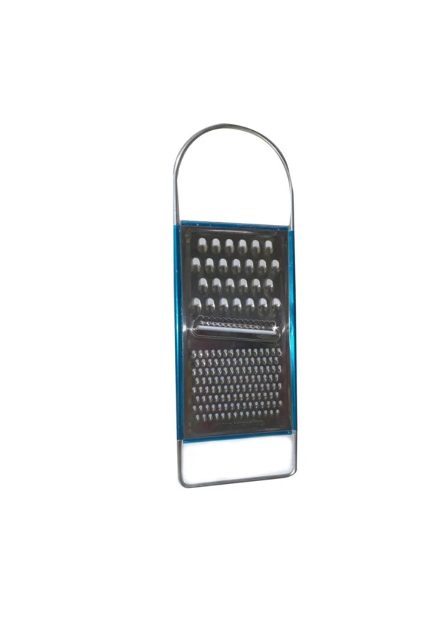 Paslanmaz Metal Saplı Mavi Üç Fonksiyonlu Düz Rende 30 X 11 Cm ürün görseli 1