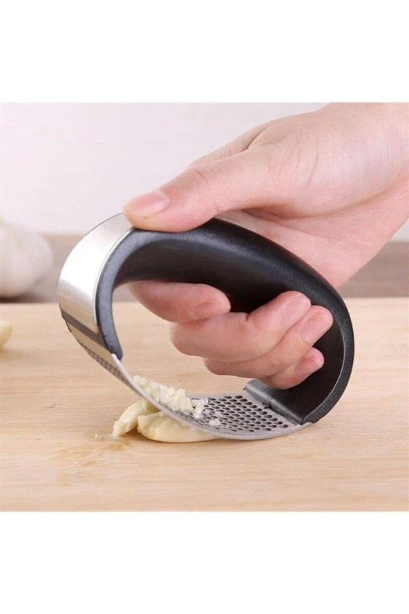 Paslanmaz Çelik Garlic Press Sarımsak Ezici - Resim 2