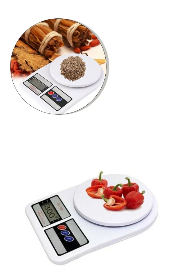 Dijital Hassas Mutfak Tartısı Hassas Ölçüm 1 Gram 10 Kg Kapasiteli Hassas Mutfak Terazi ürün görseli 1