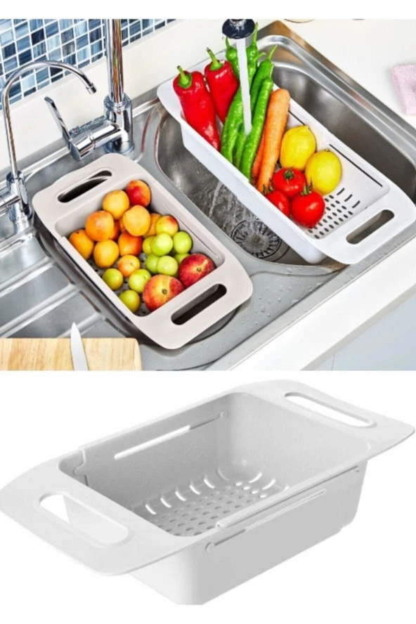 Ayarlanabilir Pratik Lavabo Süzgeci - Resim 2
