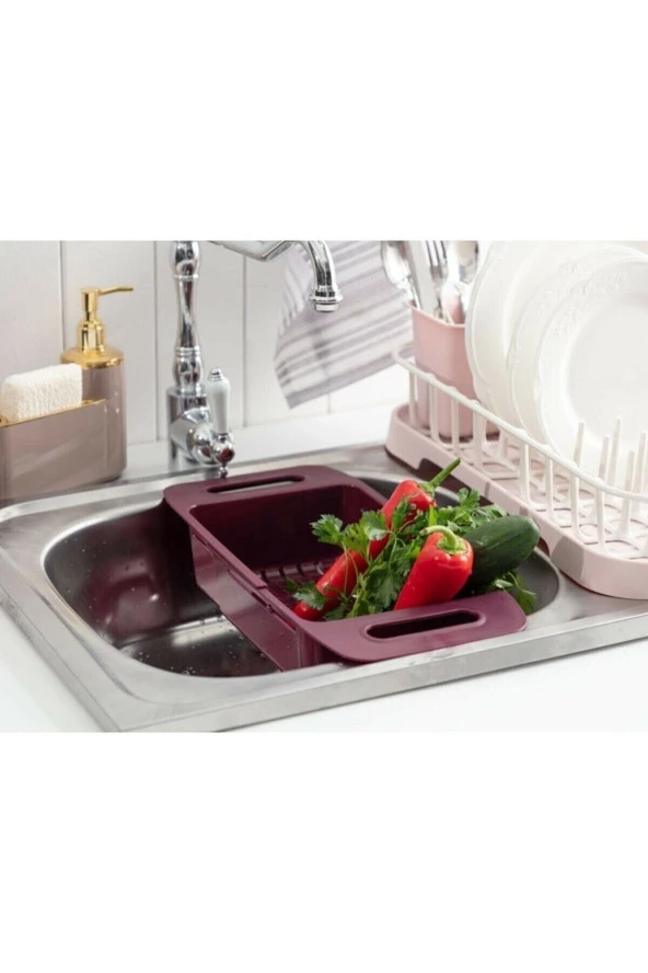 Ayarlanabilir Pratik Lavabo Süzgeci - Resim 3