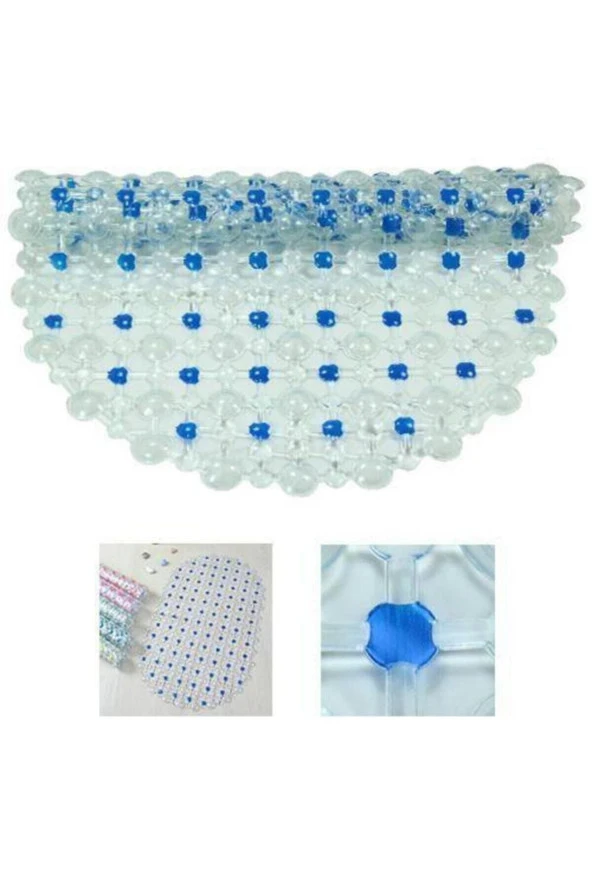 Çok Amaçlı Banyo Için Kaydırmaz Paspas 63 X 36 Cm Asorti ürün görseli 1