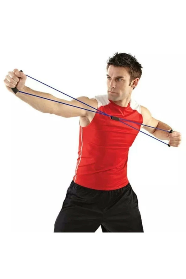 Pilates Direnç Lastiği Egzersiz Jimnastik Lastik Yoga Plates Bant ürün görseli 1
