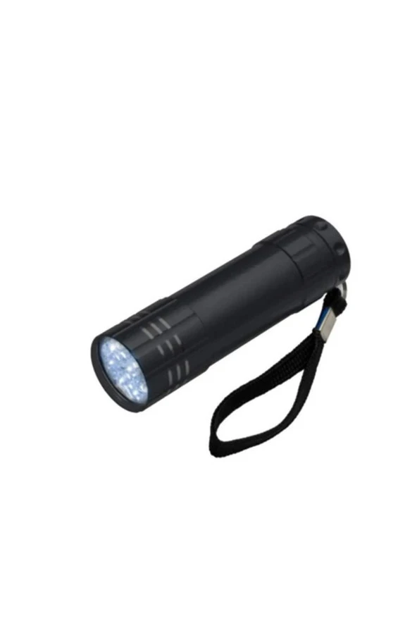 Süper Parlak 9 Ledli Metal Mini El Feneri ürün görseli 1