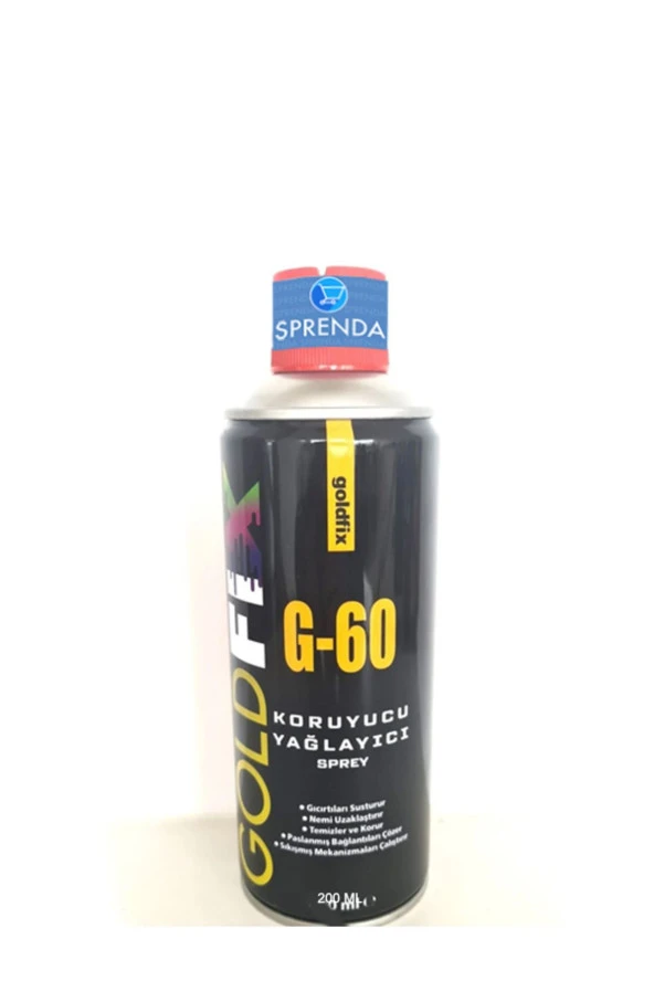 Goldfix G-60 Koruyucu Pas Sökücü Ve Yağlayıcı Sprey 200 ml ürün görseli 1