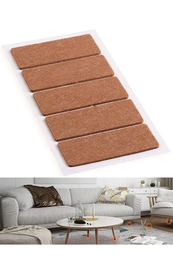 4x9cm Sandalye Mobilya Koruyucu Keçe ürün görseli 1