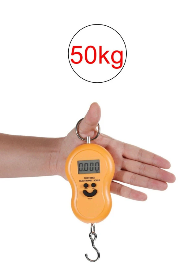 Elektronik Dijital El Kantarı 50 Kg Terazi Tartı 10 Gr Hassas ürün görseli 1