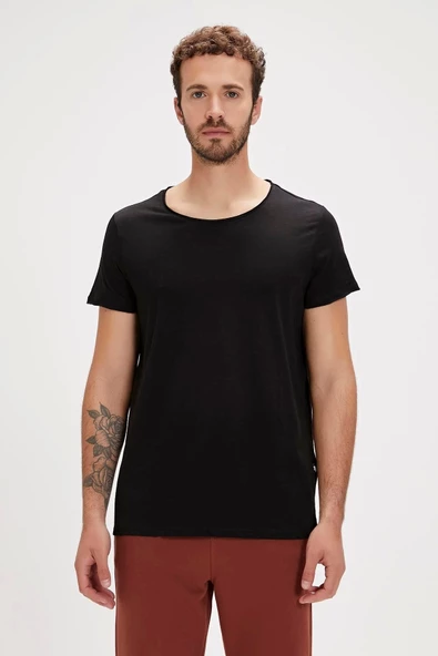 Bad Bear O-Neck T-Shirt Siyah Basic Erkek Tişört ürün görseli 1