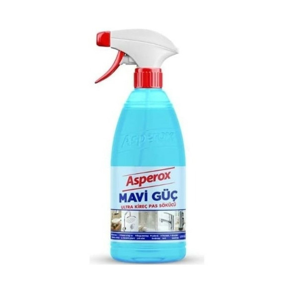 Asperox Mavi Güç Ultra Kireç ve Pas Sökücü Sprey 1000 ML ürün görseli 1