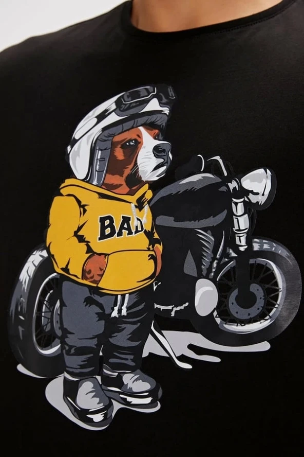 Bad Bear Fave Gece Erkek Tişört - Resim 3