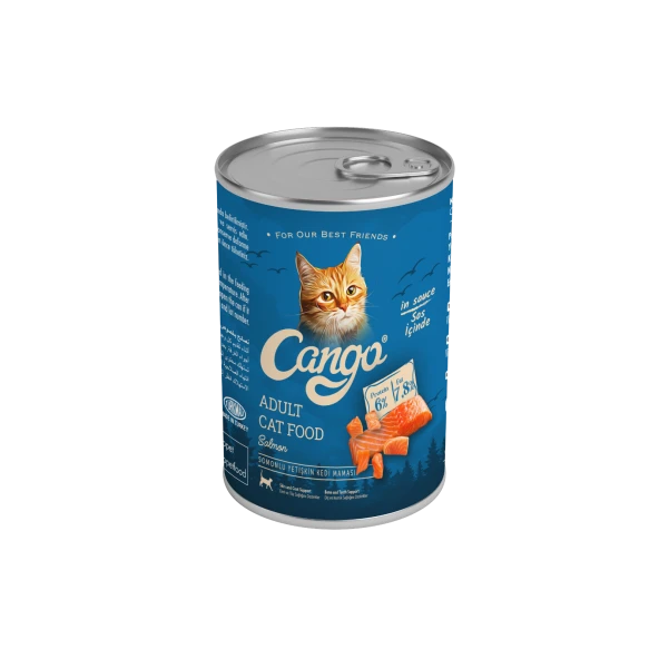 Cango Yetişkin Yaş Kedi Maması Somonlu 415Gr ürün görseli 1