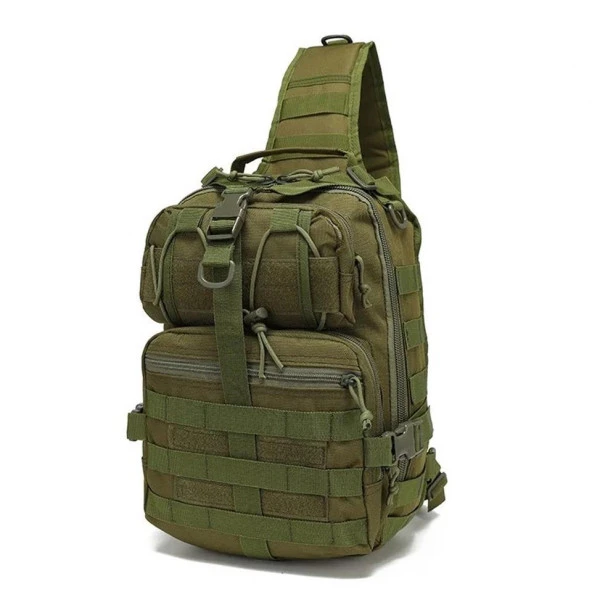 Taktikal TK1002 Bodybag 20 LT Çapraz Askılı Çanta Haki ürün görseli 1