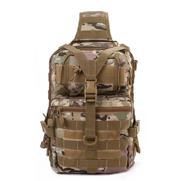 Taktikal TK1002 Bodybag 20 LT Çapraz Askılı Çanta Kamuflaj ürün görseli 1