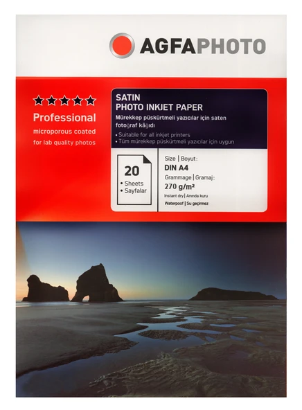 Agfa Photo A4 270gr 20'li Mat İnkjet Kağıt ürün görseli 1
