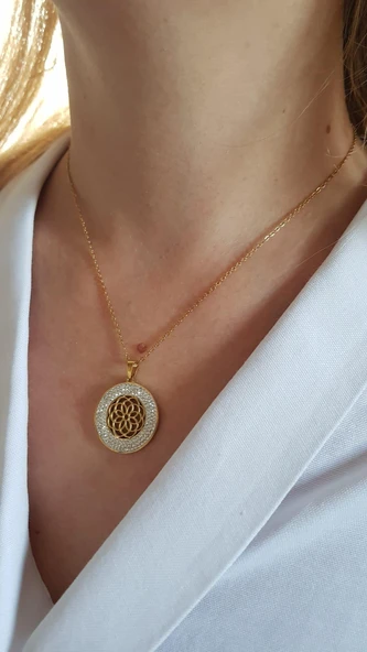 Torus Gold Çelik Kolye Sns200214 ürün görseli 1