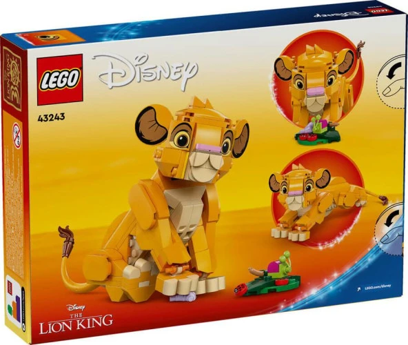 LEGO Disney 43243 Simba the Lion King Cub - Resim 2