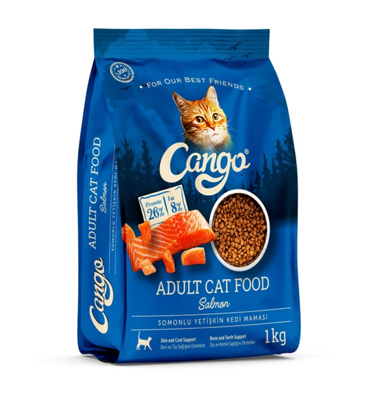 Cango Yetişkin Kedi Maması Somonlu 1 Kg ürün görseli 1