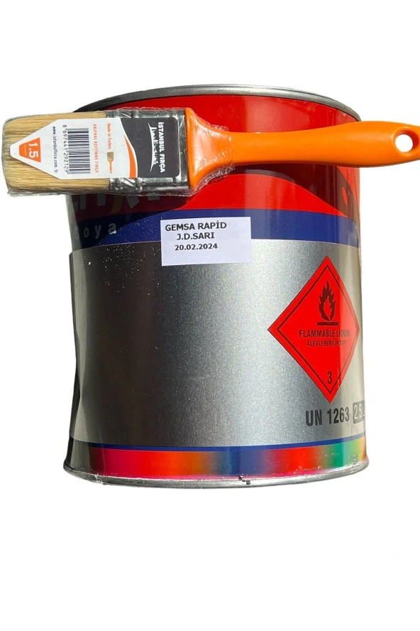 John Dere Sarı Selülozik Boyalar 2.5kg ürün görseli 1