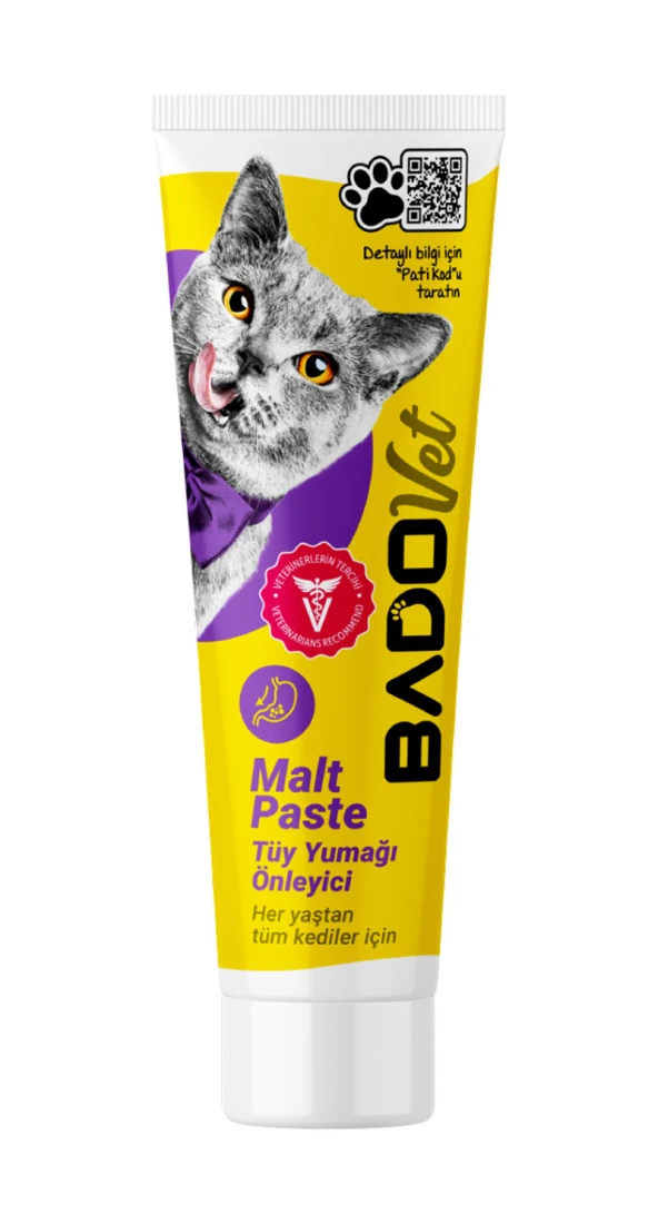 Bado Kedi Besin Takviyesi Malt Paste Tüp 100GR ürün görseli 1