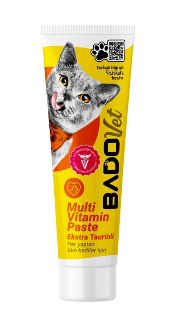 Bado Kedi Besin Takviyesi Multivitamin Paste Tüp 100GR ürün görseli 1