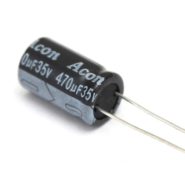 470 MF 35 V Kondansatör - Resim 3
