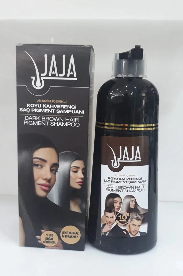 Jaja Beyaz Kapatıcı  Şampuan Boya 300 Ml - (koyu Kahve) ürün görseli 1
