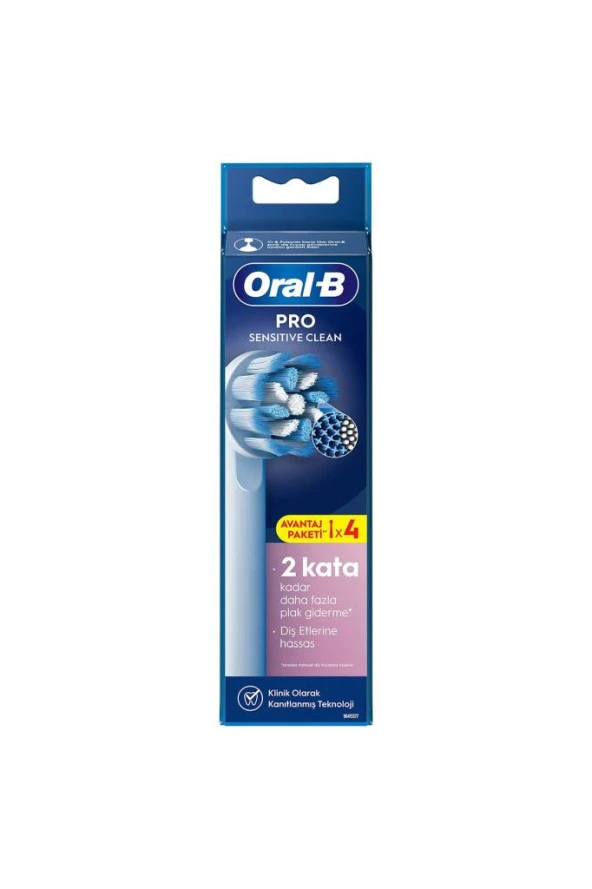 Oral-B Pro Sensitive Clean X-Filament Şarjlı Diş Fırçası Yedek Başlığı 4 Adet ürün görseli 1