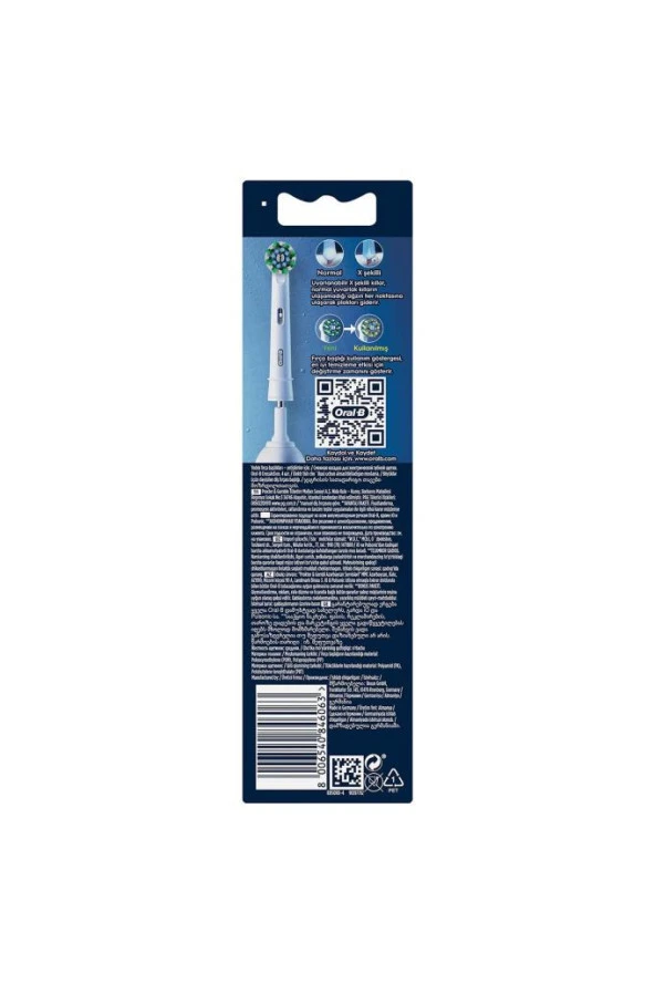 Oral-B Pro Cross Action X-Filament Şarjlı Diş Fırçası Yedek Başlığı 4 Adet ürün görseli 1