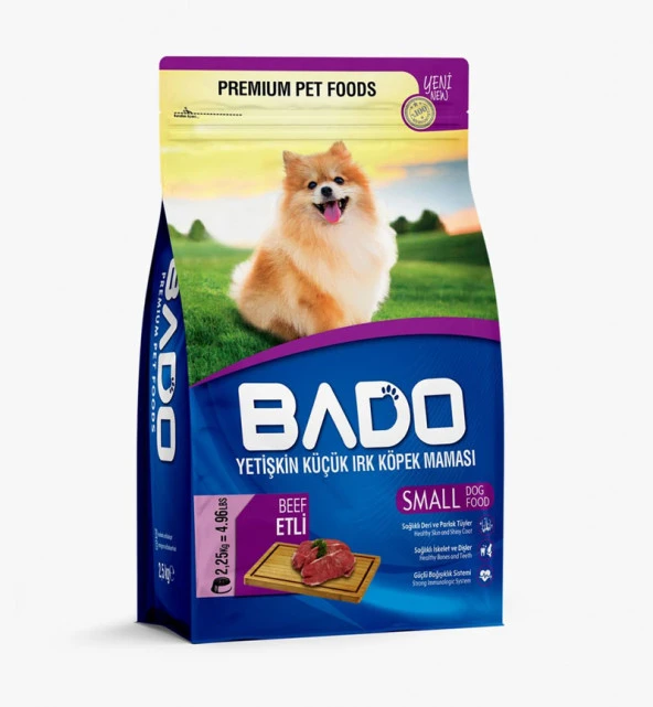 Bado Küçük Irk Köpek Maması 2250Gr Etli(Biftekli) ürün görseli 1