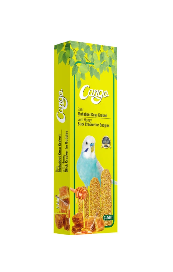 Cango Muhabbet Kuşu Krakeri Ballı 81GR ürün görseli 1