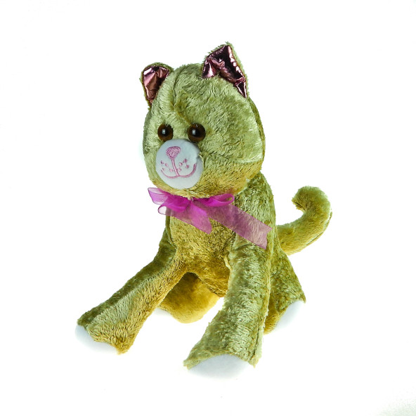 Oyuncak Pelüş Kedi Sevimli Kedi Gold 30 Cm ürün görseli 1