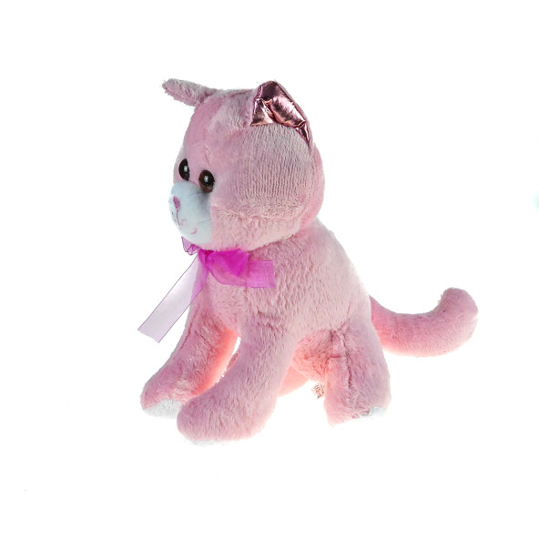 Oyuncak Pelüş Kedi Sevimli Kedi Pembe 30 Cm ürün görseli 1