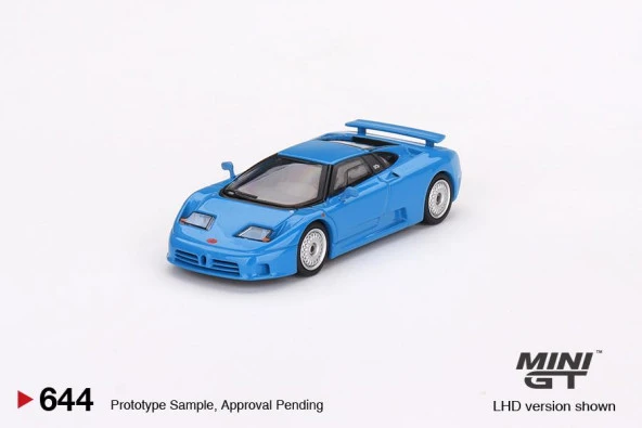 Mini GT Bugatti EB110 GT Blu Bugatti 1:64 644 ürün görseli 1