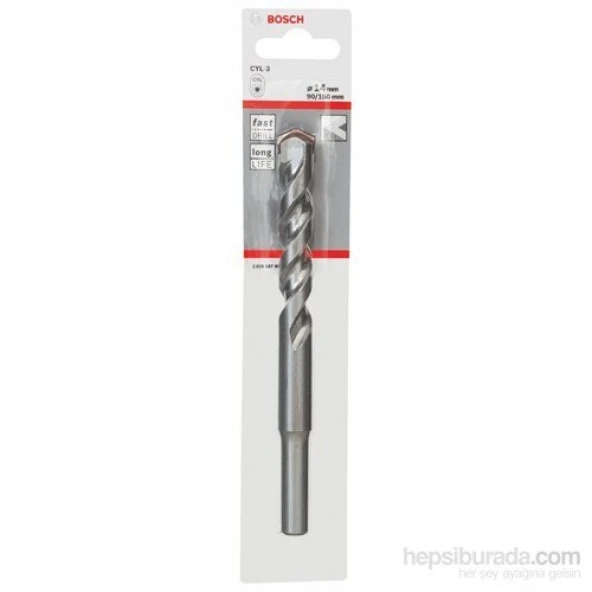 Bosch  - Beton Matkap Ucu Cyl-3 - 14 X 90 X 150 Mm, D 10 Mm ürün görseli 1