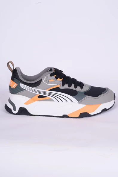 Puma 395262-02 Trinity Desert Road Fileli Rahat Taban Deri Detaylı Esnek Siyah Günlük Erkek Spor Ayakkabı ürün görseli 1