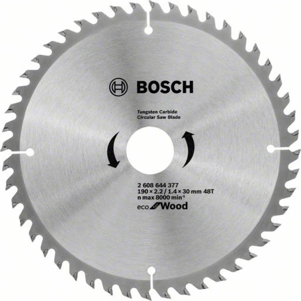 Bosch Eco For Wood  Daire Testere Bıçağı 48 Diş ürün görseli 1