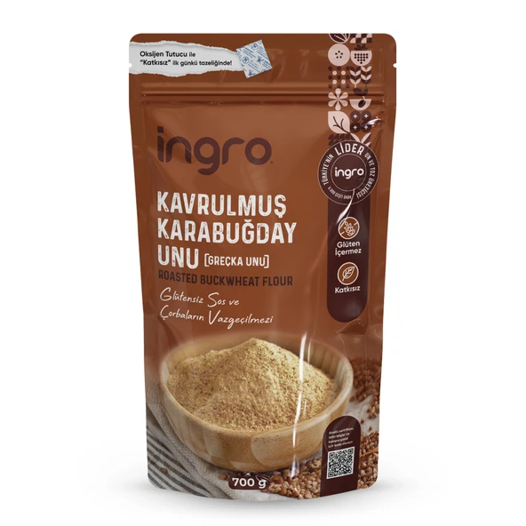 Glutensiz Kavrulmuş Karabuğday (Greçka) Unu 700 G ürün görseli 1