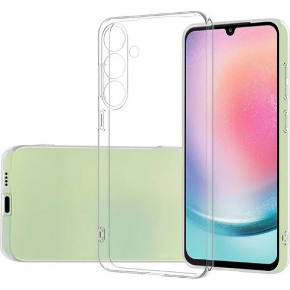 Samsung Galaxy S24 Ultra Korumalı Şeffaf Yumuşak Süper Silikon ürün görseli 1
