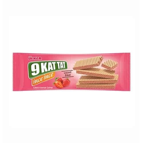 Ülker 9 Kat Tat İnce İnce Çilekli 114 Gr ürün görseli 1