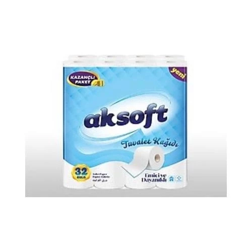 Aksoft Tuvalet Kağıdı 10lu ürün görseli 1