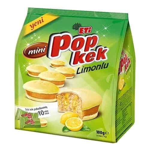 Eti Pop Kek Mini Limon Soslu 180 Gr ürün görseli 1