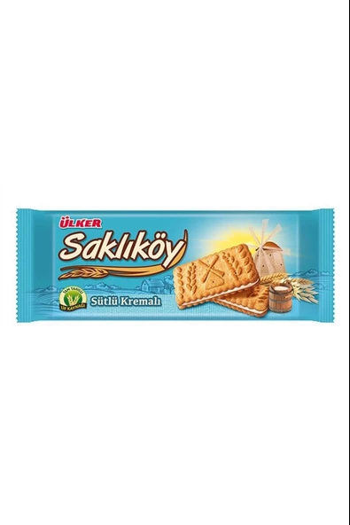 Ülker Saklıköy Sütlü Kremalı Bisküvi 113g ürün görseli 1
