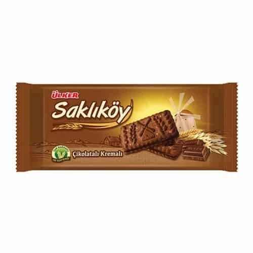 Ülker Saklıköy Çikolatalı Kremalı Bisküvi 87 Gr ürün görseli 1