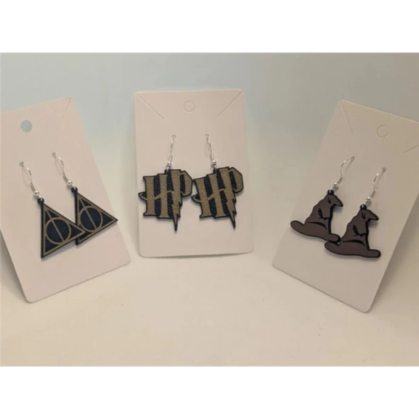 Harry Potter Küpe 3'Lü Set ürün görseli 1