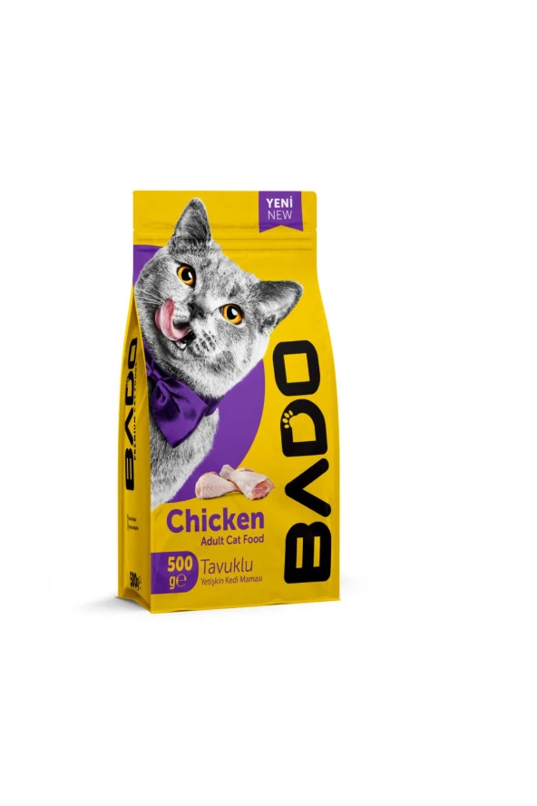 Yetişkin Kedi Maması Tavuklu 500 Gr. ürün görseli 1
