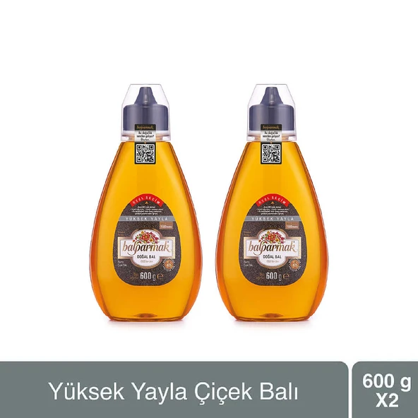 Balparmak Çıtkapak Yüksek Yayla Çiçek Balı (Özel Seçim) 600 g x 2 Adet ürün görseli 1